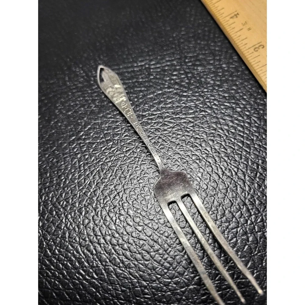 Sterling Silver Salt‎ Lake City, Utah Mormon Salt Lake Temple Souvenir Fork